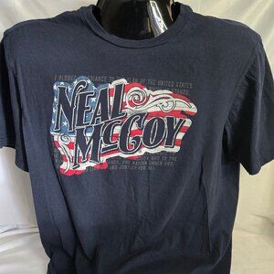 Neal McCoy ' I Stand ' Front Print T-shirt (2XL)